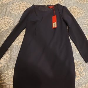 Hugo boss, nwt, navy work sheath dress with sleeve